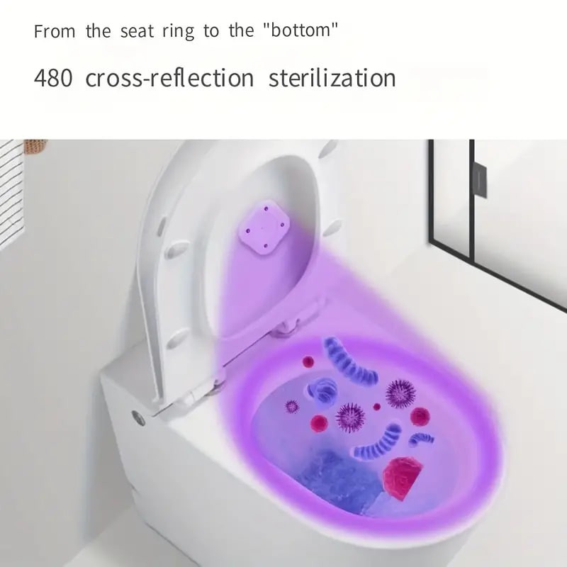 Toilet Deodorizer With Incense Home Generation Mini Air Purifier LED Ultraviolet Toilet Disinfection Lamp Uvc Germicidal Lamp