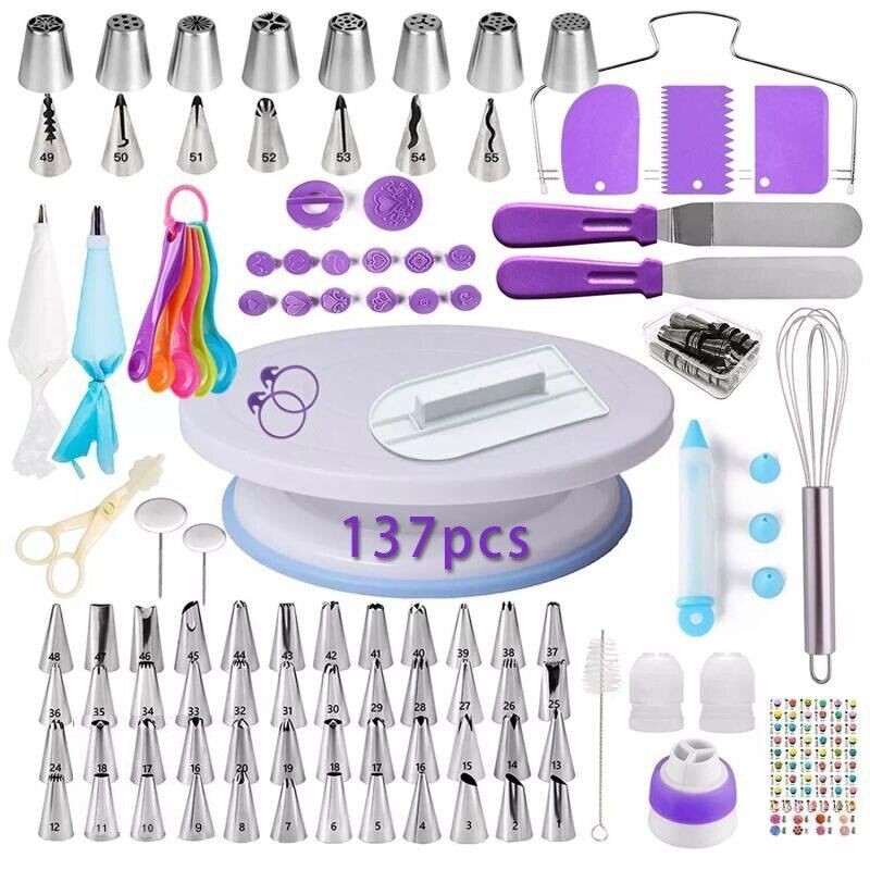 Cake Turntable Cake Decorating Tools Kit Rotary Table Baking Tool