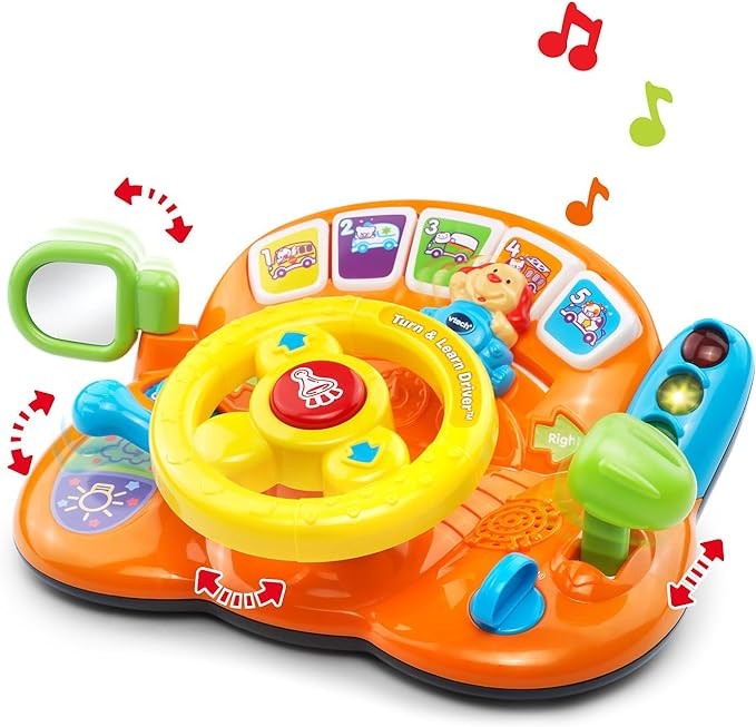 VTech Turn and Learn Driver Amazon Exclusive,Orange