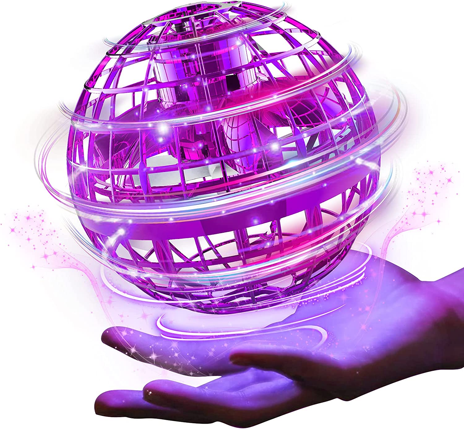 Flying Orb Ball, 2022 Upgraded Flying Ball Toy, Hand Controlled Boomerang Hover