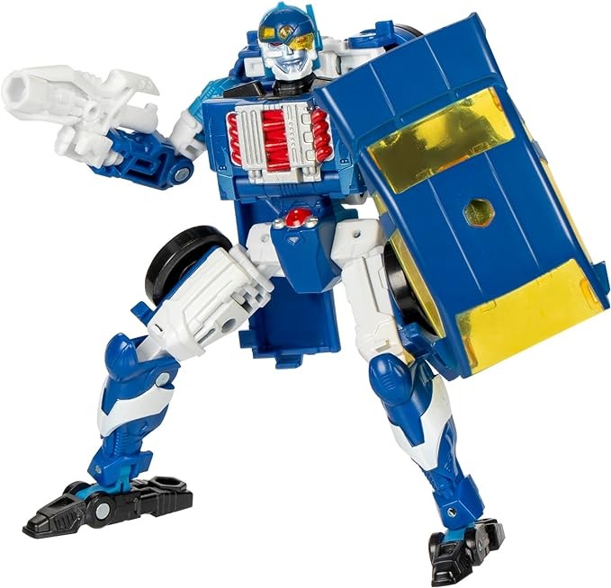Transformers Legacy United Deluxe Class Robots in Disguise 2001 Universe Autobot Side Burn, 5.5-inch Converting Action Figure, 8+