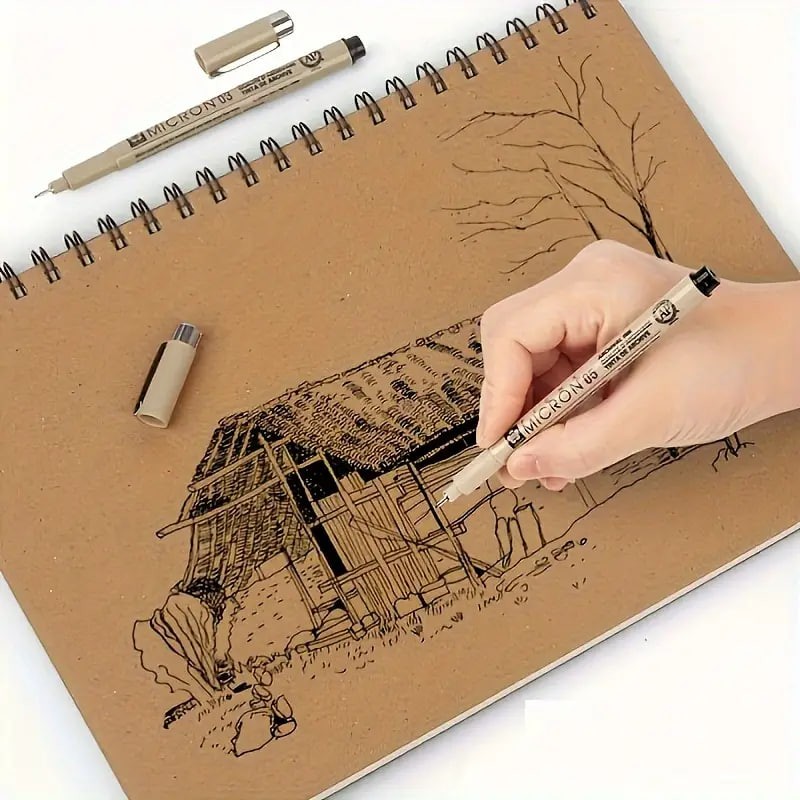 Sketchbook Art Student Sketch Paper Learning Supplies A4 Paper Watercolor Painting Book Gouache Paper Student Sketchbook