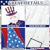4th of July Yard Signs Uncle Sam Garden Stakes, 28"H Metal Patriotic Fourth of July Yard Decorations Outdoor, Independence Day Lawn Decorations, Memorial Day Yard Stakes for USA Patio Porch Decor