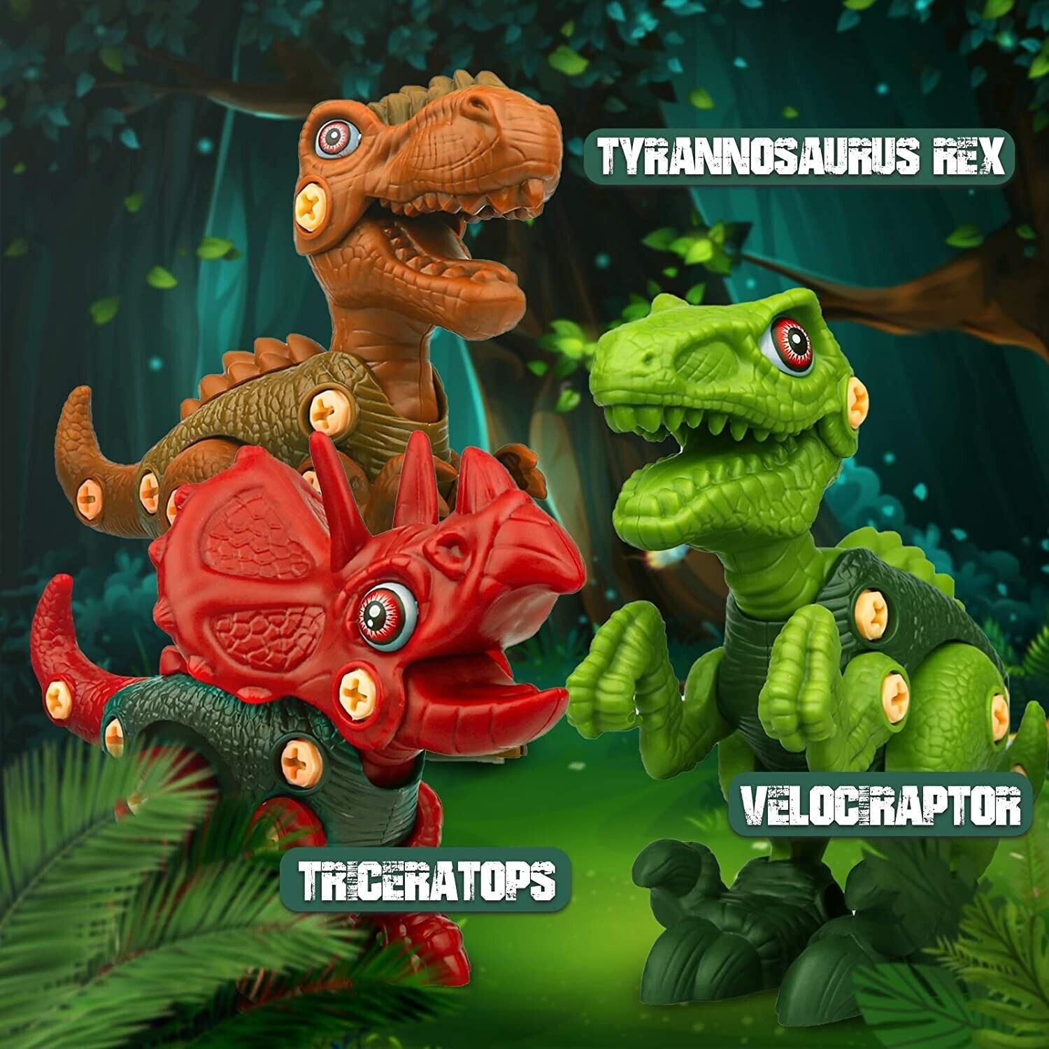 Kids Dinosaur Toys for Age 3 4 5 6 7 8 9yr Year Old Boys Girls, Educational Toy