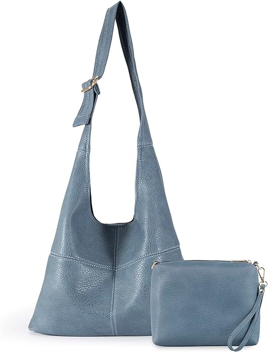 Montana West Hobo Bags Purse for Women Ultra Soft Foldable Shoulder Slouchy Handbags with Coin Purse