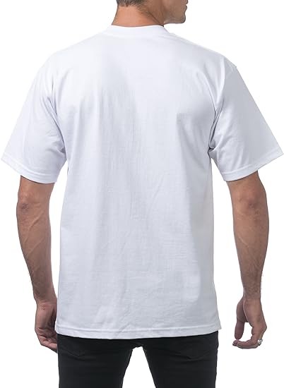 Pro Club Men's 3-Pack Heavyweight Cotton Short Sleeve Crew Neck T-Shirt