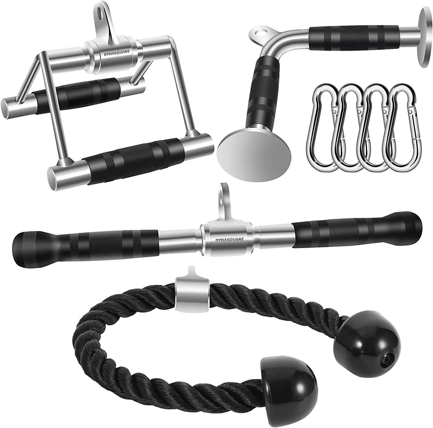 Tricep Press down Cable Machine Attachment, LAT Pulldown Attachments, Home Gym A