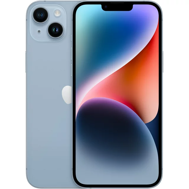 Restored Apple iPhone 14 Plus - Carrier Unlocked - 256GB Blue (Refurbished)